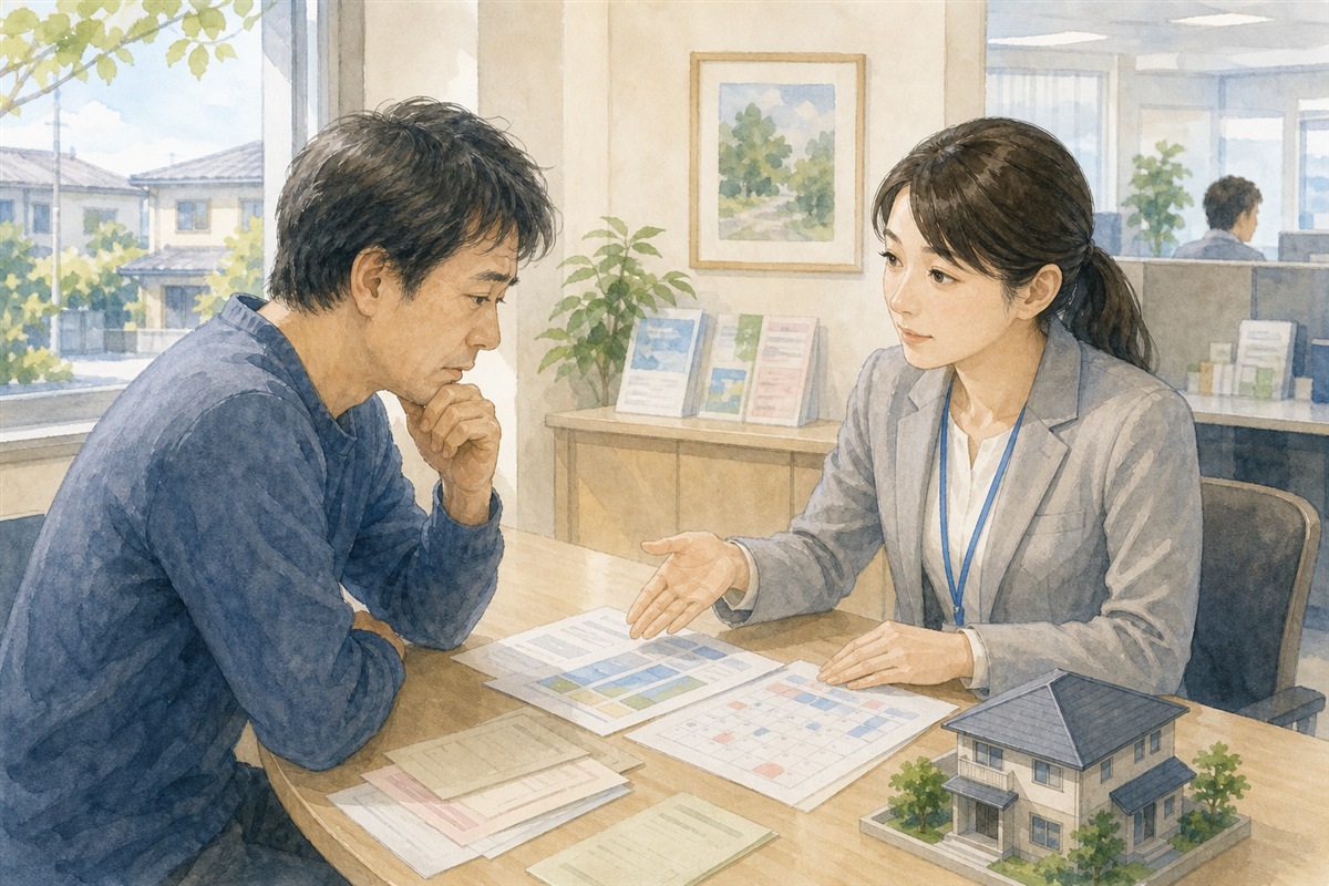 固定資産税の納付について自治体へ相談する場面