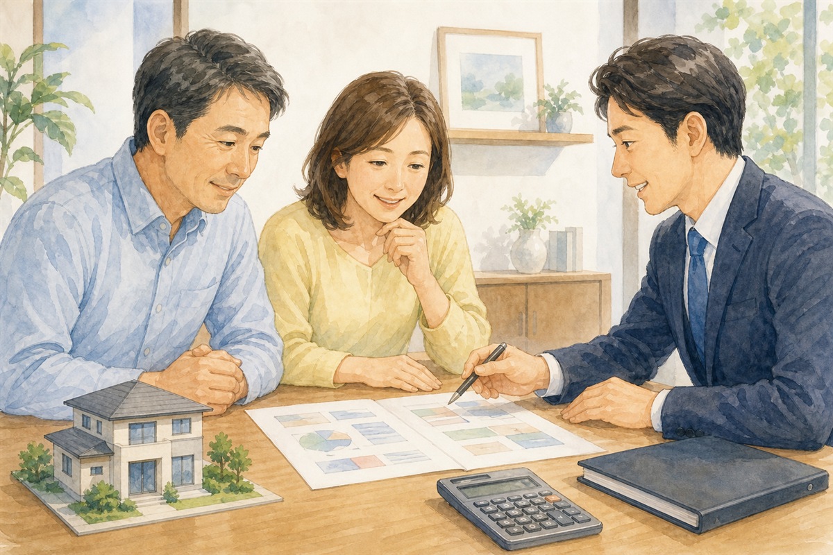 不動産売却代金から税金とローンを精算する図
