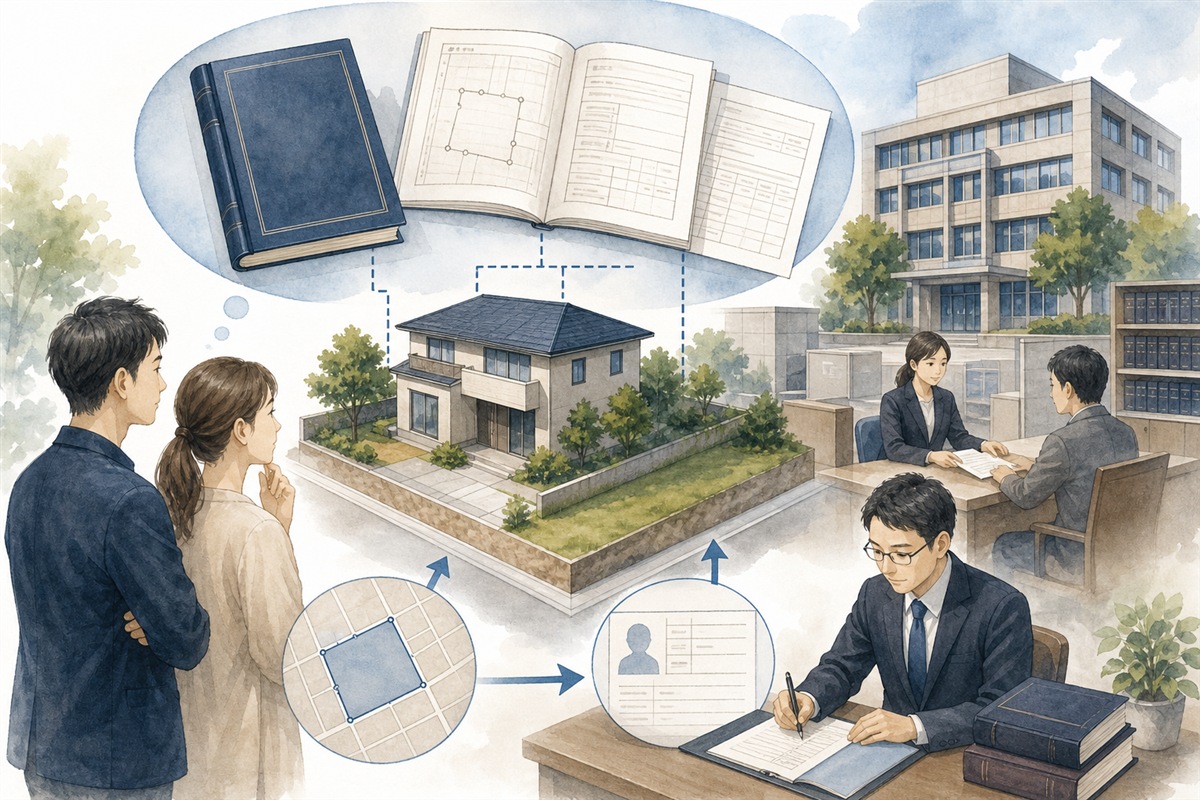 不動産登記の仕組みを確認する場面
