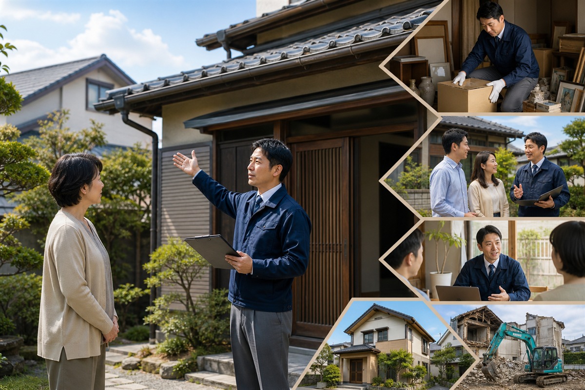 空き家の管理や売却について専門業者へ相談する挿絵
