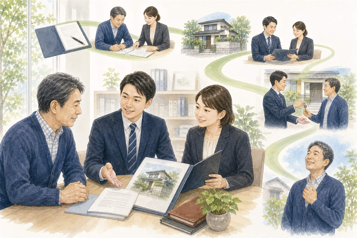 相続確認から空き家の引渡しまでを連携して進める場面