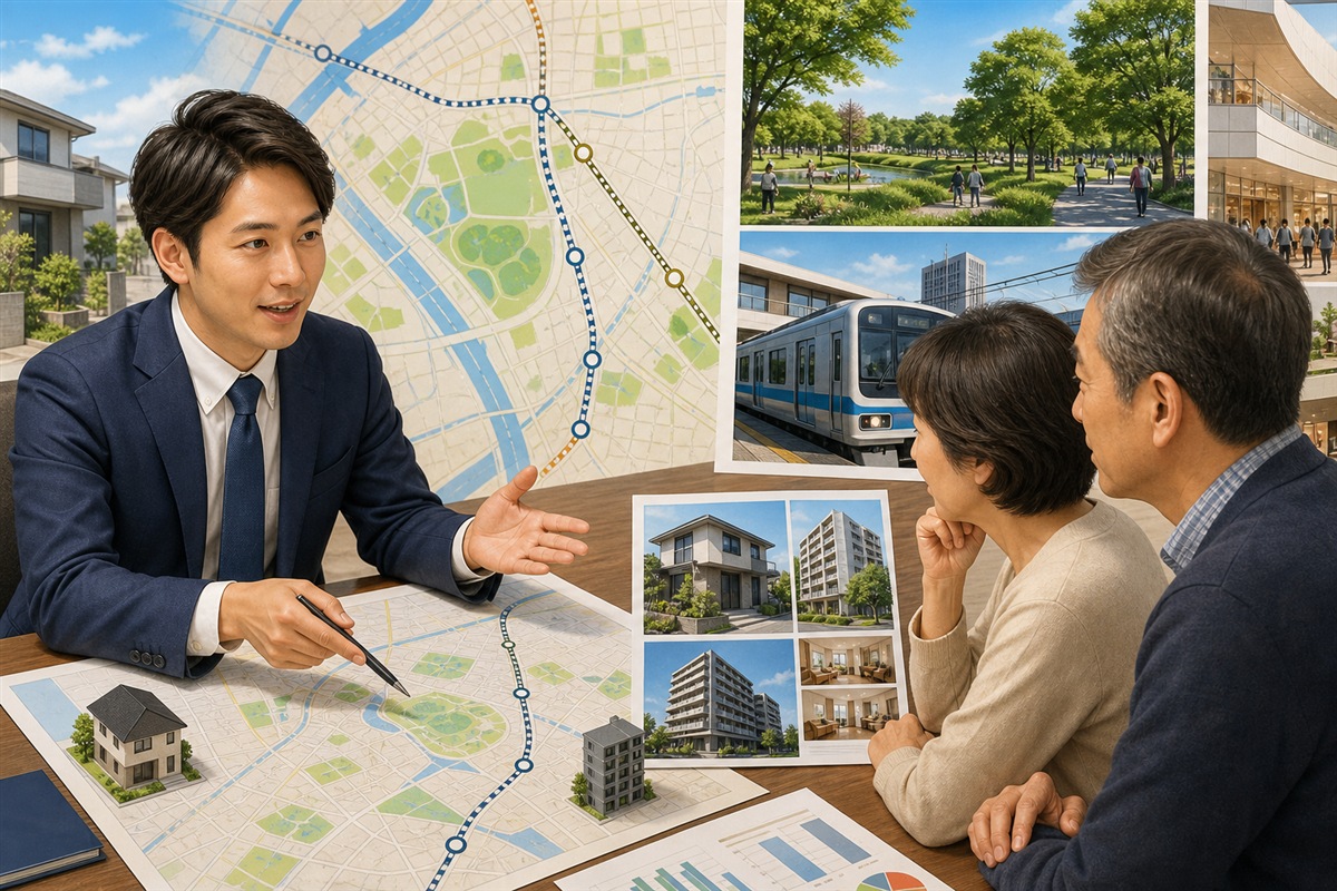 大阪市鶴見区の不動産相場を説明する挿絵