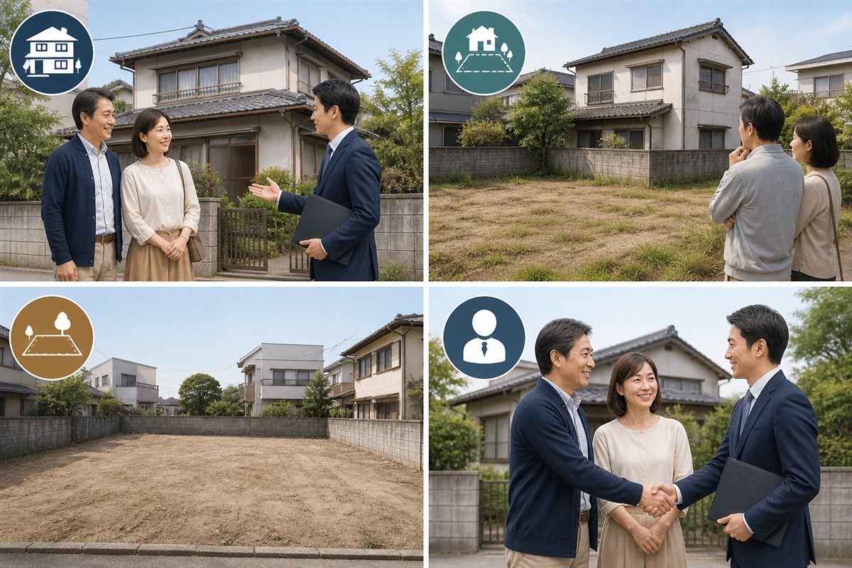 築古住宅の売却方法を比較する挿絵