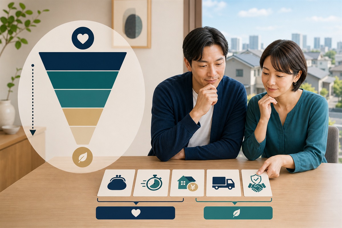 売却STEP1 売却の目的と希望条件を整理するのポイント図