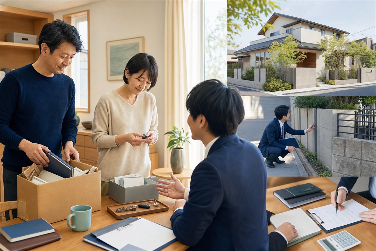 売却STEP8 引渡しに向けた準備を進めるの相談・確認場面